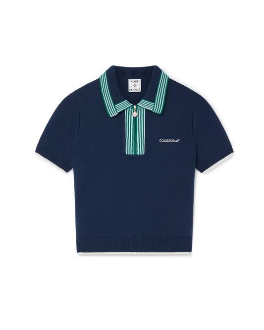 Knit Tennis Polo Shirt