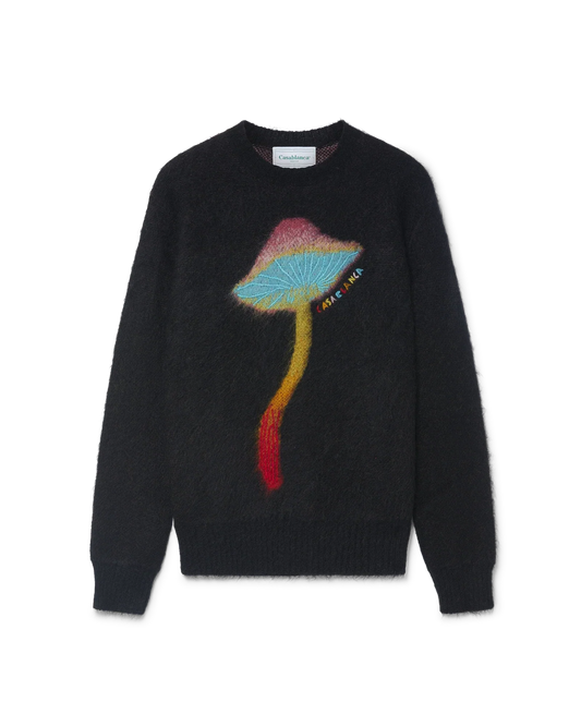 Rainbow Mushroom Mohair Jumper