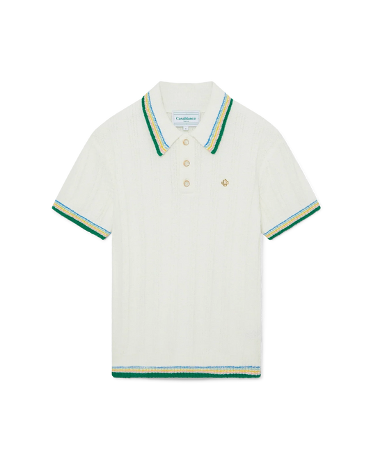 Rib Boucle Polo Shirt