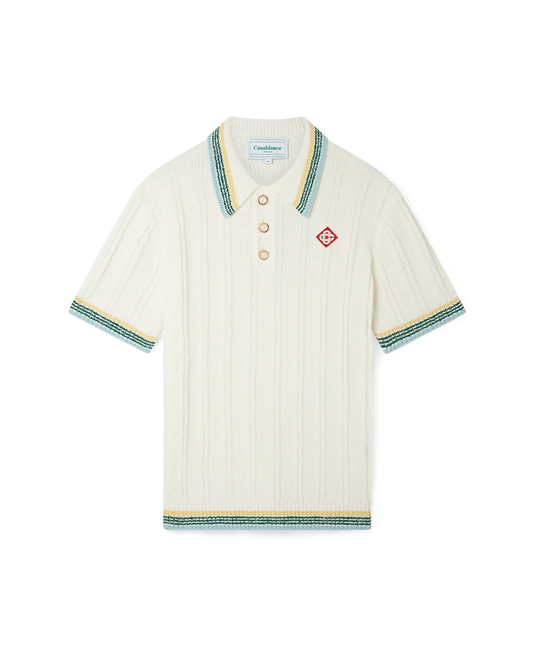 Rib Boucle Polo Shirt