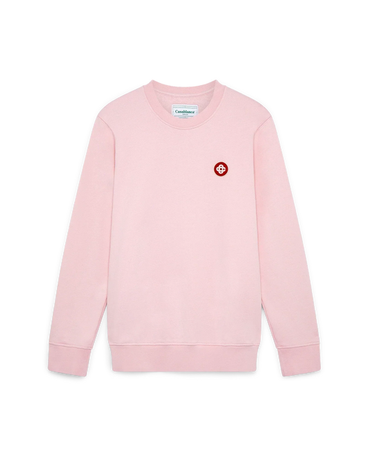 Pink Logo Patch Sweatshirt