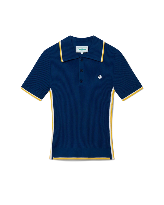 Rib Polo Shirt