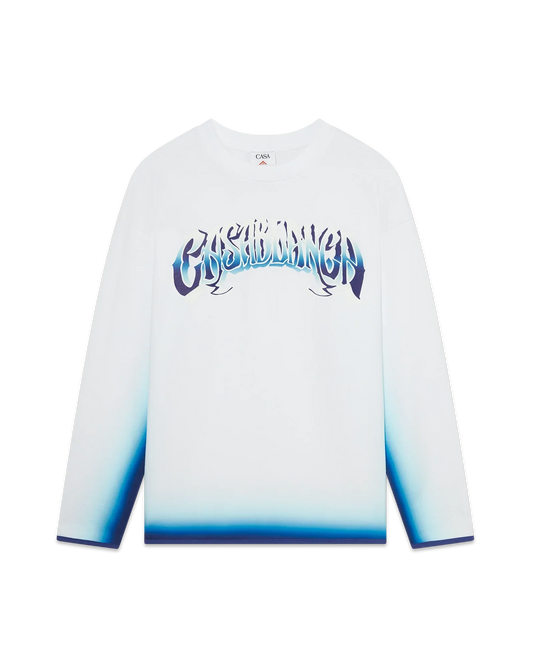 Blue Fade Long Sleeve T-Shirt