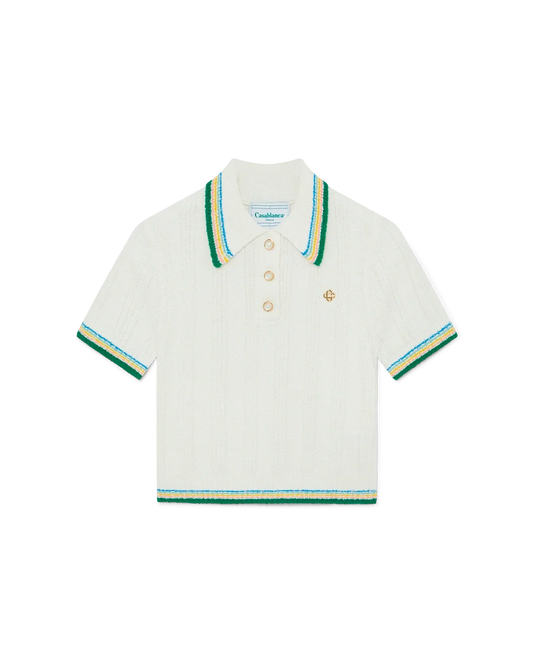 Rib Boucle Polo Shirt