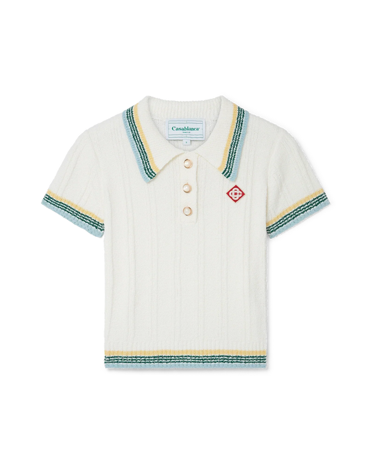 Rib Boucle Polo Shirt