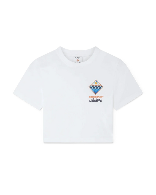 L'été En Liberté Cropped T-Shirt